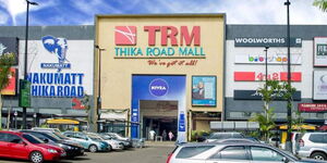 Entrance to Thika Road Mall along Thika Superhighway.