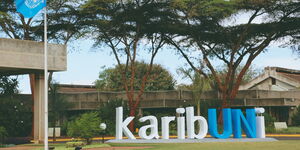 Entrance to United Nations offices in Nairobi