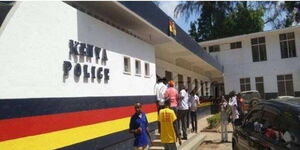 Undated image of an entrance to a Kenya police station.