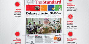 Standard Group PLC unveiled a new newspaper design on Thursday, April 8.