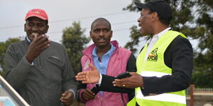 Kenya Film Classification Board (KFCB) CEO Ezekiel Mutua during a crackdown on public service vehicles in Nairobi on February 4, 2020
