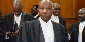 Senior Counsel Fred Ngatia during a past court session