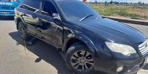 The vehicle of NTV's Ben Kitili got involved in an accident on Sunday, June 6 along Lang'ata Road.