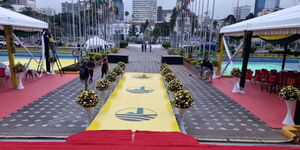 Preparations underway at KICC for the swearing-in of Nairobi Governor-elect, Johnson Sakaja.
