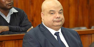 Lamu Governor Fahim Twaha during the hearing on an appeal case challenging his election on July 4, 2018.