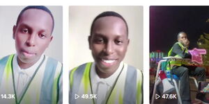 A Screengrab of the Kenyan Fifa Metro Guy TikTok Videos