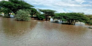 File image of a flooded area