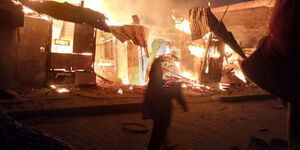 Residents Trying to Save Their Properties From The Fire on Tuesday September 7