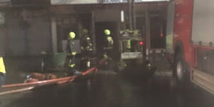 Fire burns down CBD building on Friday night, August 27, 2021