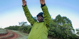 Rigathi Gachagua on Mount Kenya