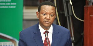 Foreign Affairs CS Nominee Alfred Mutua appears before the NA CS Vetting Committee at County Hall on Monday, October 17, 2022 (1).jpg