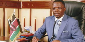 Foreign Affairs Chief Administrative Secretary Ababu Namwamba in his office.
