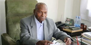 Former Cabinet Minister and first African Mayor of Nairobi Charles Rubia.