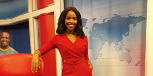 Former KTN News Anchor Michelle Ngele at KTN News studios in September 2018.