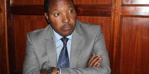 Former Kiambu Governor Ferdinand Waititu pictured in court.
