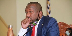 Former Nairobi Governor Mike Sonko at a past event.