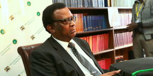 Former chairman of the Committee of Experts (CoE) that drafted the 2010 Constitution Nzamba Kitonga.