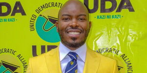 Newly elected Gatundu South member of parliament Gabriel Kagombe.