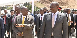 President William Ruto and Deputy President Ragthi Gachagua at State House Nairobi on December 2, 2022.