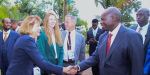 Mathira MP Nderitu Gachagua at a past event in Nyeri in 2018