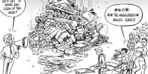 A File Cartoon Produced by Cartoonist Godfrey Mwampembwa, a.k.a Gado