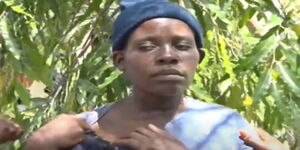 A victim of violence Maureen Anyango