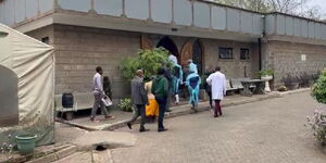 Paul Gicheru's autopsy underway at Lee Funeral Home, on Friday, September 30, 2022