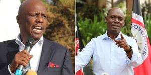 Side by side image of Baringo Senator Gideon Moi and former Kiambu Governor William Kabogo