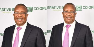 Co-operative Bank Managing Director, Dr Gideon Muriuki speaking during the 14th Annual General Meeting on Friday, May 27, 2022.