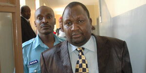 Dr Gideon Kibet Toromo at the Nakuru Law Courts.