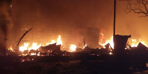 Gikomba Market fire. June 25, 2020.