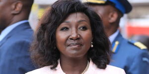 Deputy Speaker of National Assembly Gladys Shollei at Kasarani Stadium in a past event