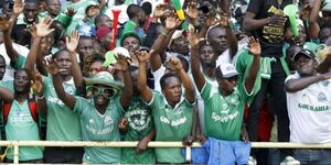 Gor Mahia fans during a  previous match