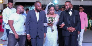 Governor Joho during his niece's wedding
