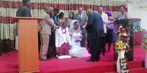 BBC Journalist Grace Kuria wed Joseph Kanja on Saturday, April 2, in a private church ceremony.