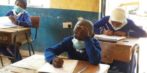 Pupils seating for an exam