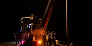 Children being Ferried at Night