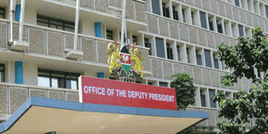 A photo of Harambee Annex in Nairobi which houses the office of the deputy president.