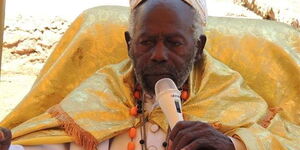 Pope Romanus Ong'ombe, Head of Legio Maria splinter group who passed away on April 12, 2020.