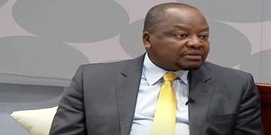 Health CS Mutahi Kagwe speaking during the Jeff Koinange Live show in November 18, 2020.