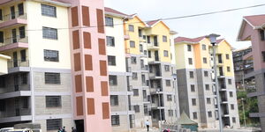 Affordable Housing project in Kiambu launched by government spokesperson Cyrus Oguna on Wednesday February 23, 2022