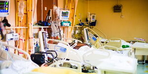 An ICU facility at a Kenyan hospital