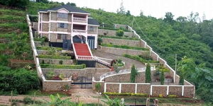 An undated photo of one of Kenya's most photographed houses located near the Riat Hills along the Kisumu-Kakamega highway