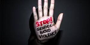 Image taken during a Gender Based Violence campaign.