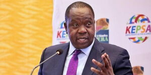 Interior CS Fred Matiang'i addresses a meeting with KEPSA and the NDICCC on Monday, May 22, 2022. .jpg