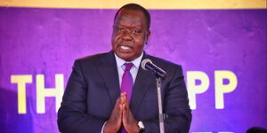 Interior CS Fred Matiang'i speaks during the launch of the Excellence Charter developed by the Office of the Director of Public Prosecutions (ODPP).