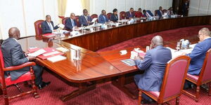 Interior Cabinet Secretary Fred Matiang'i attends a cabinet meeting chaired by President William Rutio at State House on Tuesdfay, Seeptember 27, 2022.