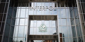 Undated image of Interpol's headquarters in Lyon, France