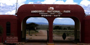 Iremito gate at the Amboseli National Park