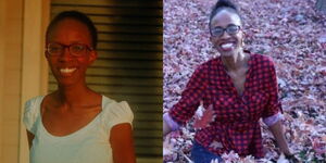 Photo collage of missing Kenyan woman Irene Gakwa